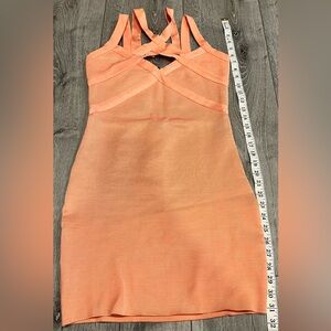 Brand New With tag orange cream dress